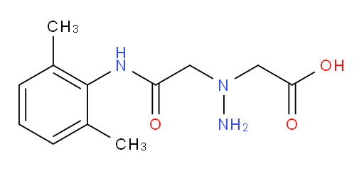 2-(1-(2-((2,6-dimethylphenyl)amino)-2-oxoethyl)hydrazinyl)acetic acid