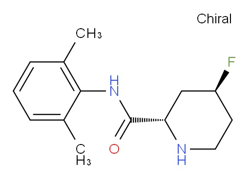 (2S,4S)-N-(2,6-dimethylphenyl)-4-fluoropiperidine-2-carboxamide