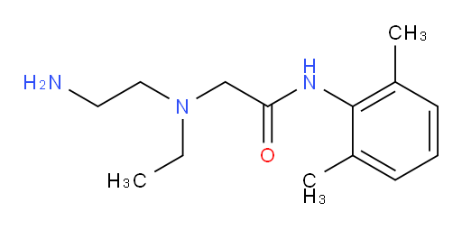 2-((2-aminoethyl)(ethyl)amino)-N-(2,6-dimethylphenyl)acetamide