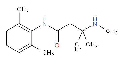 N-(2,6-dimethylphenyl)-3-methyl-3-(methylamino)butanamide