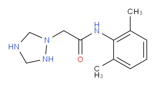 N-(2,6-dimethylphenyl)-2-(1,2,4-triazolidin-1-yl)acetamide