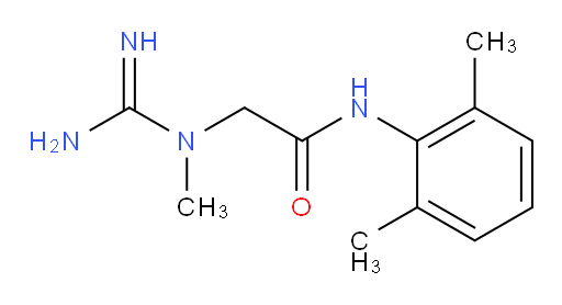 N-(2,6-dimethylphenyl)-2-(1-methylguanidino)acetamide
