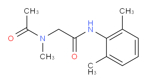 N-(2,6-dimethylphenyl)-2-(N-methylacetamido)acetamide