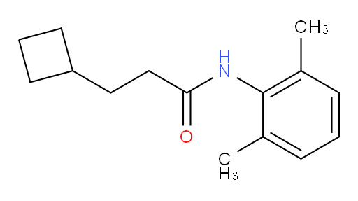 3-cyclobutyl-N-(2,6-dimethylphenyl)propanamide