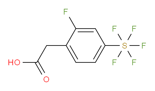 2-(2-fluoro-4-(pentafluoromercapto)phenyl)acetic acid