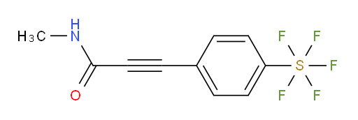 3-(4-(pentafluoromercapto)phenyl)-N-methylpropiolamide