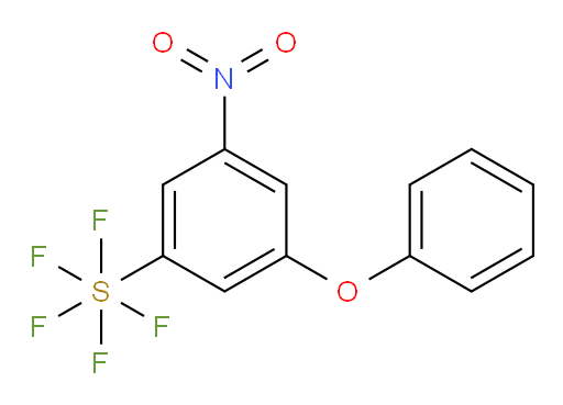 (3-nitro-5-phenoxyphenyl)sulfur pentafluoride