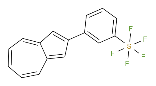 3-(azulen-2-yl)(pentafluoromercapto)benzene