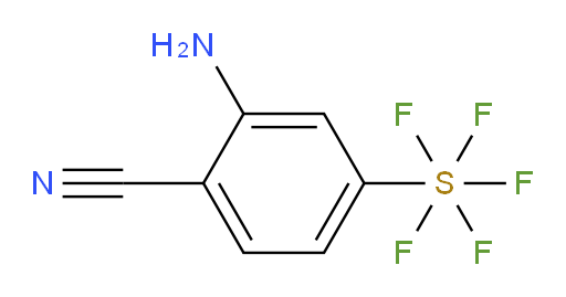 2-amino-4-(pentafluoromercapto)benzonitrile
