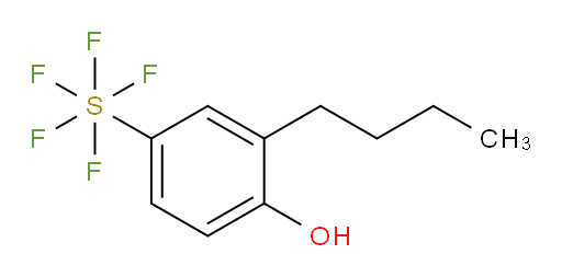 (3-butyl-4-hydroxyphenyl)sulfur pentafluoride