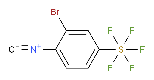 (3-Bromo-4-isocyanophenyl)sulfur pentafluoride