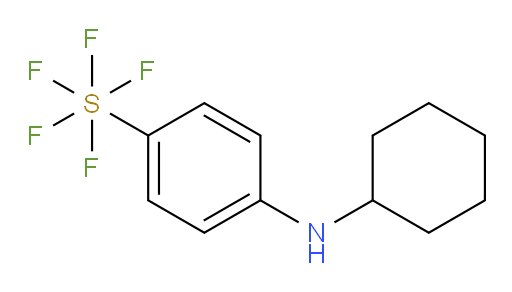 [4-(Cyclohexylamino)phenyl]sulfur pentafluoride