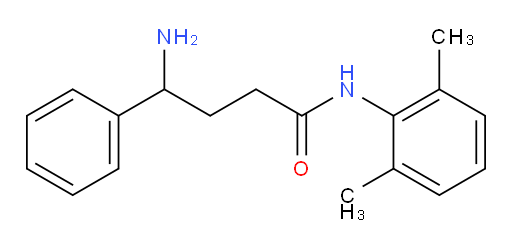 4-amino-N-(2,6-dimethylphenyl)-4-phenylbutanamide