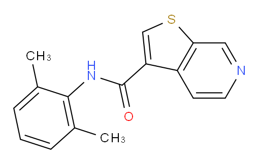 N-(2,6-dimethylphenyl)thieno[2,3-c]pyridine-3-carboxamide