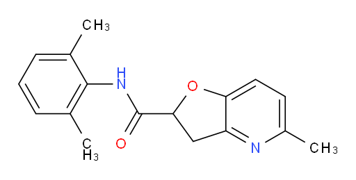 N-(2,6-dimethylphenyl)-5-methyl-2,3-dihydrofuro[3,2-b]pyridine-2-carboxamide