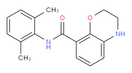 N-(2,6-dimethylphenyl)-3,4-dihydro-2H-benzo[b][1,4]oxazine-8-carboxamide