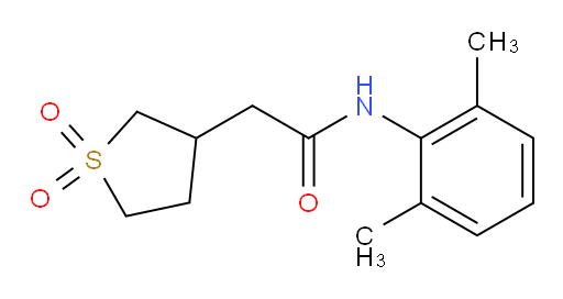 N-(2,6-dimethylphenyl)-2-(1,1-dioxidotetrahydrothiophen-3-yl)acetamide