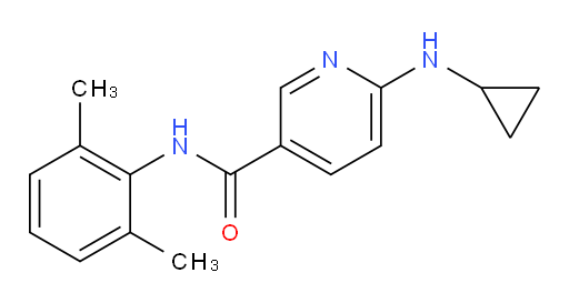 6-(cyclopropylamino)-N-(2,6-dimethylphenyl)nicotinamide