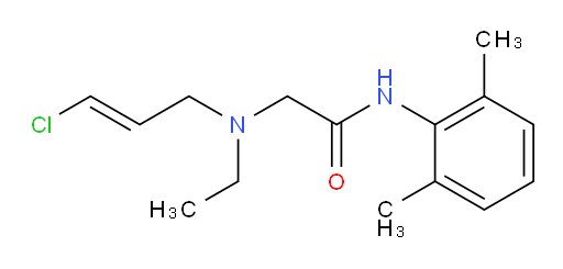 (E)-2-((3-chloroallyl)(ethyl)amino)-N-(2,6-dimethylphenyl)acetamide