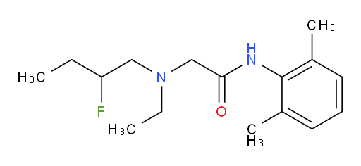 N-(2,6-dimethylphenyl)-2-(ethyl(2-fluorobutyl)amino)acetamide