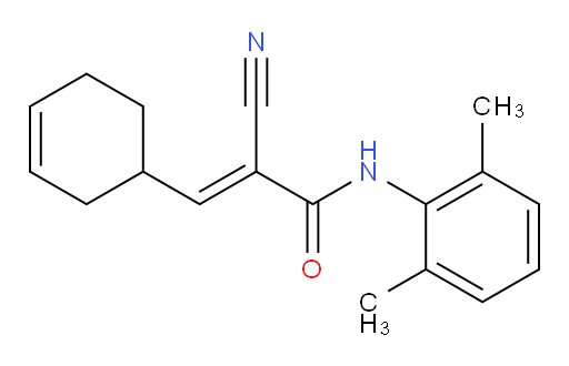 (E)-2-cyano-3-(cyclohex-3-en-1-yl)-N-(2,6-dimethylphenyl)acrylamide