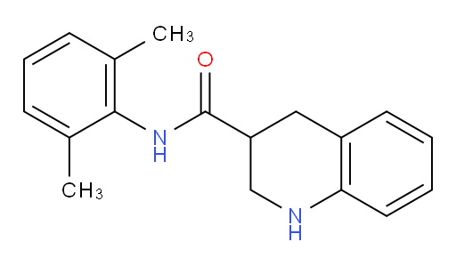 N-(2,6-dimethylphenyl)-1,2,3,4-tetrahydroquinoline-3-carboxamide