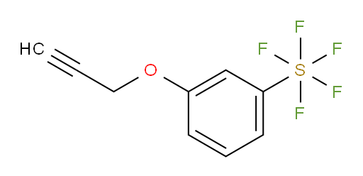 3-(prop-2-yn-1-yloxy)(pentafluoromercapto)benzene