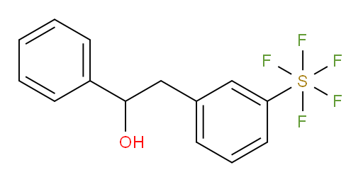 2-(3-(pentafluoromercapto)phenyl)-1-phenylethanol