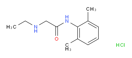 Acetamide, N-(2,6-dimethylphenyl)-2-(ethylamino)-, hydrochloride (1:1)