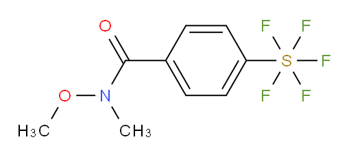 [4-[(methoxymethylamino)carbonyl]phenyl]sulfur pentafluoride