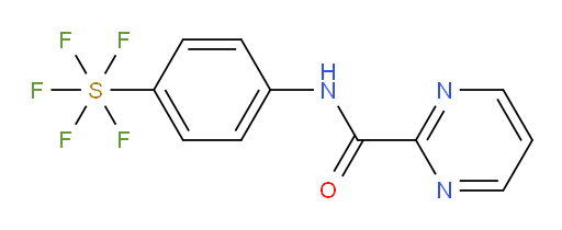 [4-[(2-pyrimidinylcarbonyl)amino]phenyl]sulfur pentafluoride