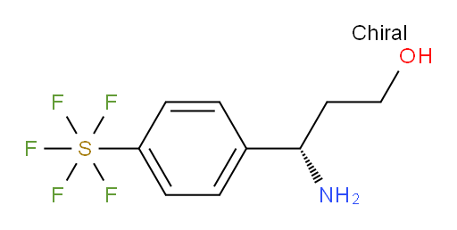 [4-[(1S)-1-Amino-3-hydroxypropyl]phenyl]sulfur pentafluoride