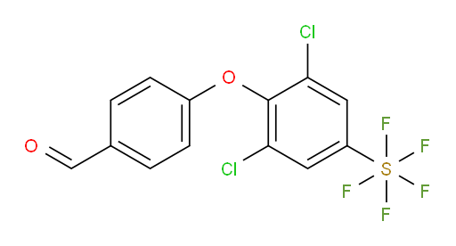[3,5-Dichloro-4-(4-formylphenoxy)phenyl]sulfur pentafluoride