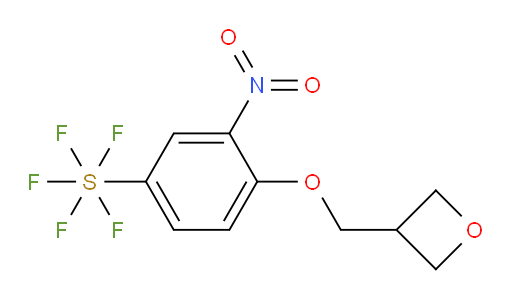 [3-nitro-4-(3-oxetanylmethoxy)phenyl]sulfur pentafluoride