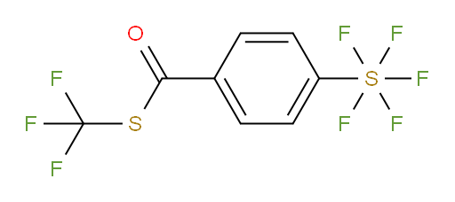 S-(trifluoromethyl) 4-(pentafluoromercapto)benzothioate