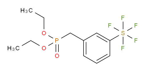 [3-[(Diethoxyphosphinyl)methyl]phenyl]sulfur pentafluoride