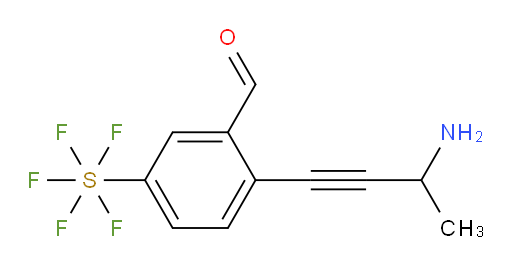 [2-(3-Amino-1-butyn-1-yl)benzaldehyde]sulfur pentafluoride
