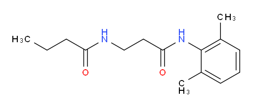 N-(3-((2,6-dimethylphenyl)amino)-3-oxopropyl)butyramide