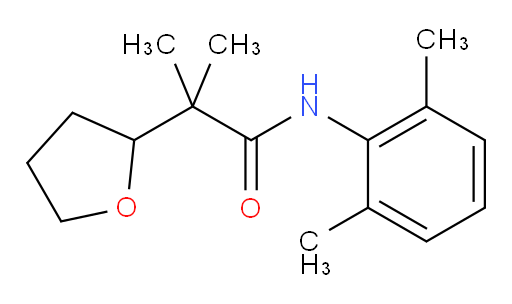 N-(2,6-dimethylphenyl)-2-methyl-2-(tetrahydrofuran-2-yl)propanamide