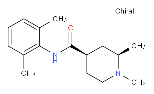 (2R,4R)-N-(2,6-dimethylphenyl)-1,2-dimethylpiperidine-4-carboxamide