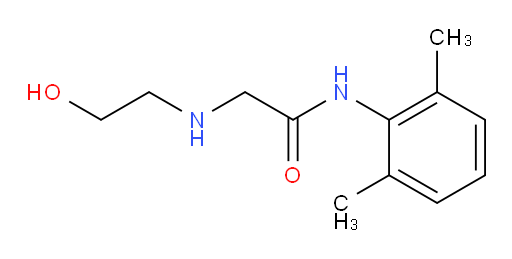 N-(2,6-dimethylphenyl)-2-((2-hydroxyethyl)amino)acetamide