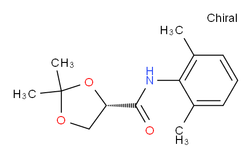(S)-N-(2,6-dimethylphenyl)-2,2-dimethyl-1,3-dioxolane-4-carboxamide