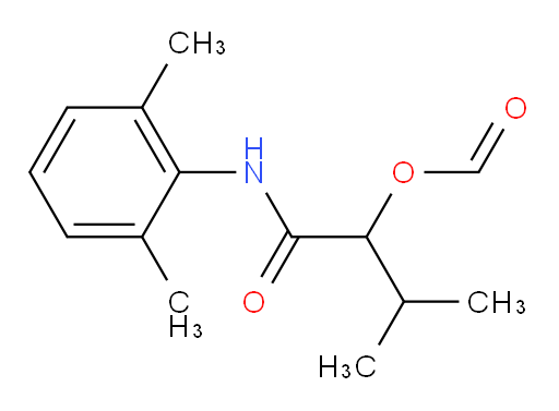 1-((2,6-dimethylphenyl)amino)-3-methyl-1-oxobutan-2-yl formate