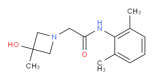 N-(2,6-dimethylphenyl)-2-(3-hydroxy-3-methylazetidin-1-yl)acetamide