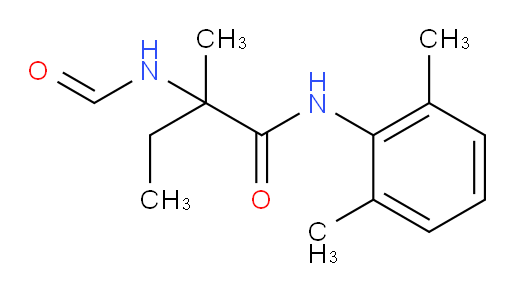 N-(2,6-dimethylphenyl)-2-formamido-2-methylbutanamide