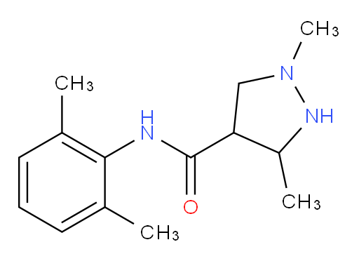 N-(2,6-dimethylphenyl)-1,3-dimethylpyrazolidine-4-carboxamide