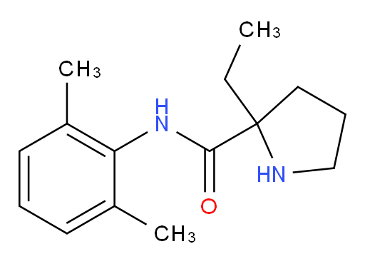 N-(2,6-dimethylphenyl)-2-ethylpyrrolidine-2-carboxamide