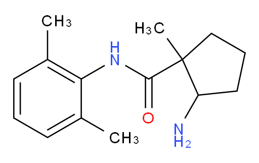 2-amino-N-(2,6-dimethylphenyl)-1-methylcyclopentanecarboxamide