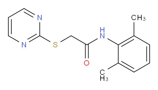 N-(2,6-dimethylphenyl)-2-(pyrimidin-2-ylthio)acetamide