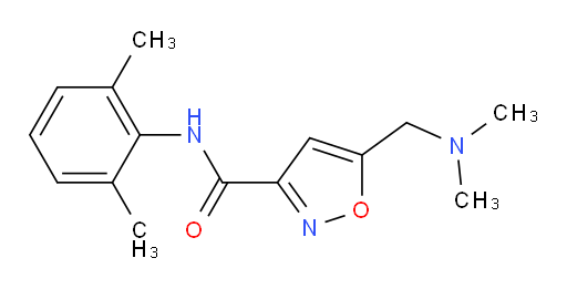 5-((dimethylamino)methyl)-N-(2,6-dimethylphenyl)isoxazole-3-carboxamide